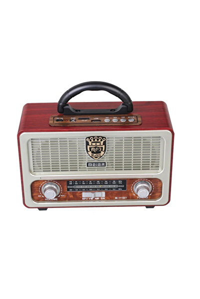 L'eDoren M-111 Bt Bluetooth Radyo Nostaljik