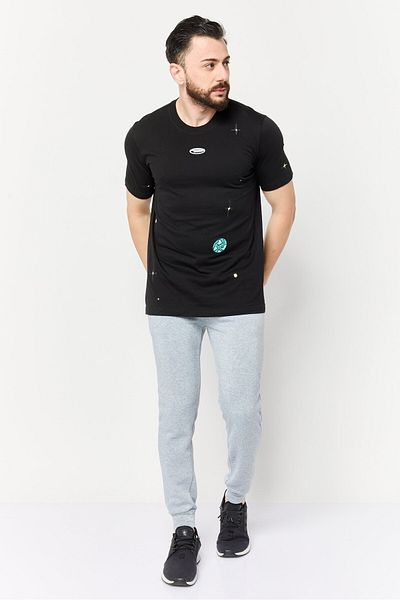adidas Men Sportswear Fit Short Sleeve Outdoor T-shirt, Black