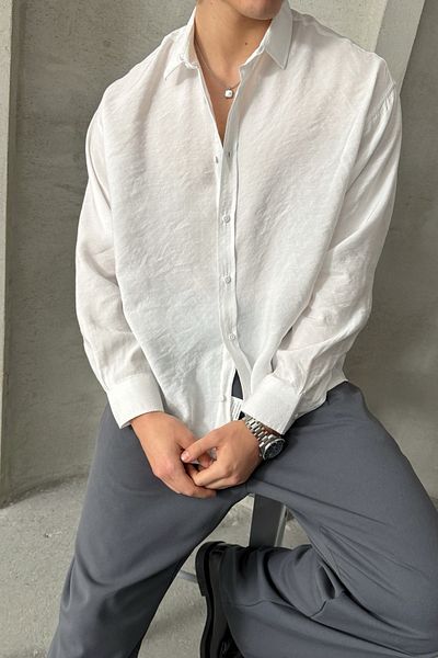 HYMAN Men's Oversize Modal Shirt