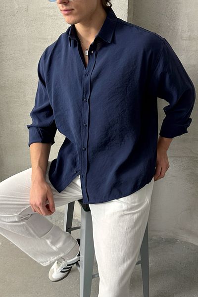 HYMAN Мъжка риза Oversize Modal
