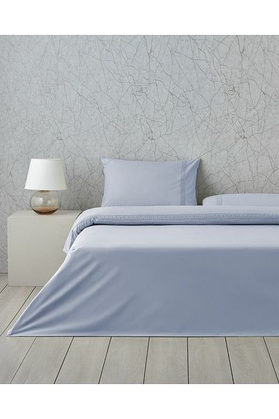 English Home Lace Elegance Kopanakili Perkal Single Duvet Cover Set 160X220 cm Lilac