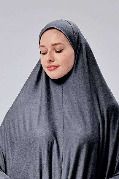 Sonbaharmoda Φόρεμα προσευχής - δύο τεμάχια, οργανικό βαμβάκι, ελαστικό μανίκι, αντιολισθητική φούστα, χτενισμένο βαμβακερό μουσουλμανικό