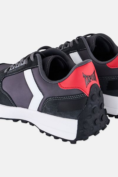 Tapout Men Brand Logo Lace Up Outdoors Shoes, Multicolor