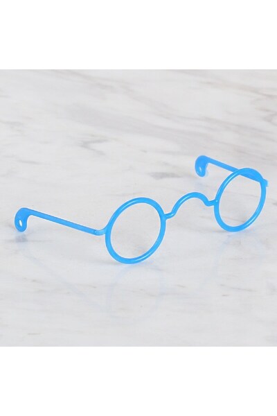 Marsilyan Loren Plastic Amigurumi Glasses Dark Blue