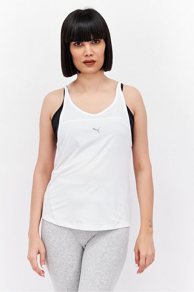 Puma Women Sportswear Fit Training Sleeveless Tank Top, White