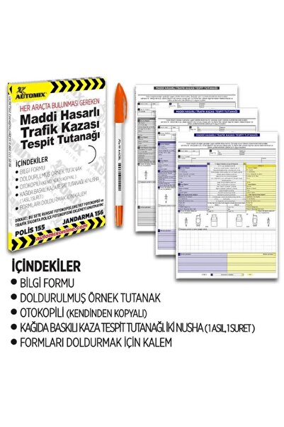 Automix Trafik Kazası Tespit Tutanağı