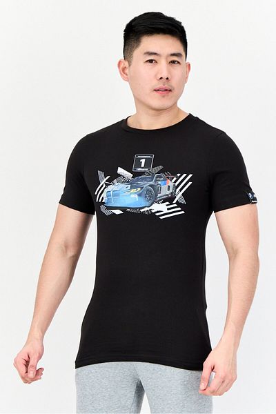 Puma Puma x BMW Motorsport Men Sportswear Fit Short Sleeve Outdoor T-Shirt, Black
