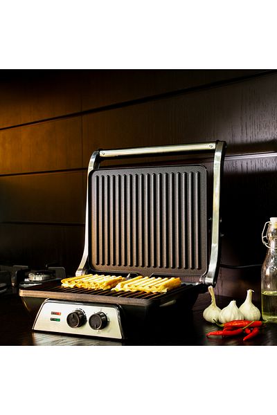 Olsenmark 2000w Super Jumbo Grill Sandwich Maker - Omgm2441, Non-stick Coated Plates Grill Maker