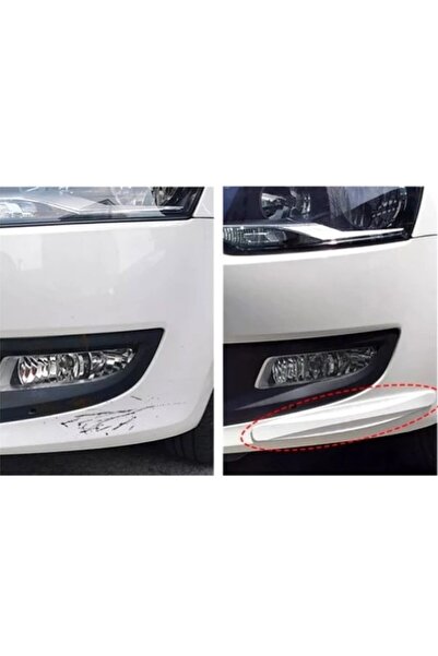 rafiel Araba Tampon Koruyucu Karbon Desenli Beyaz