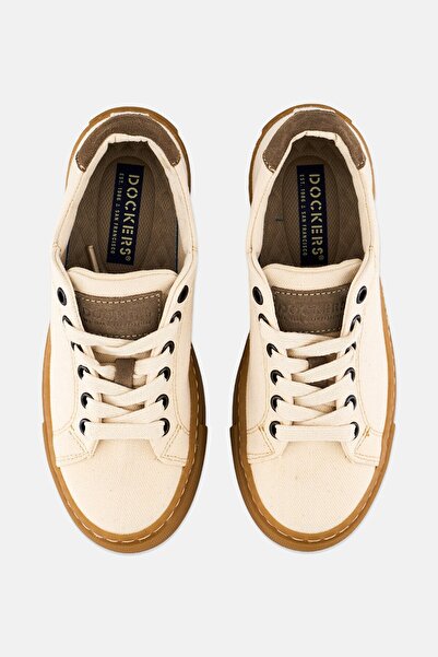 Dockers Kids Boy Lace Up Casual Shoes, Beige