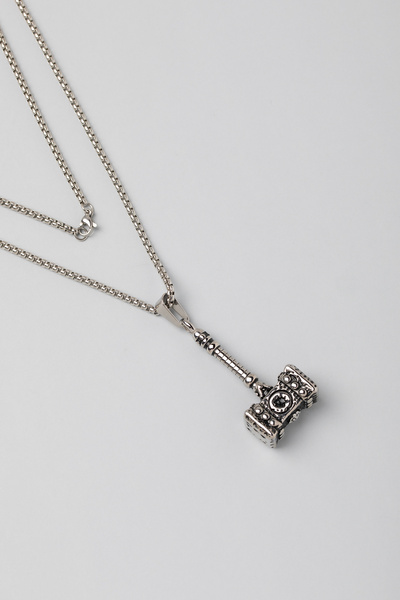 So CHIC GENT Mjölnir Çekici 70 Cm Çelik Erkek Kolye