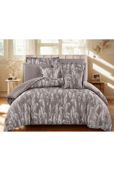 smart home Bridal Jacquard Duvet Set for Two People, Reversible System, 8-Piece Bedspread, 100% Microfiber, Duvet Size 260 x 240 cm