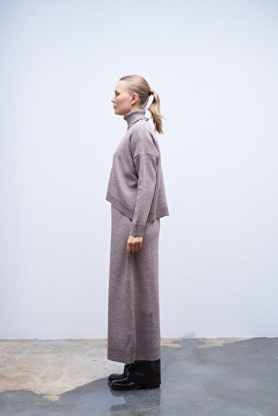 QANU Mink Ayben Knitwear Dress