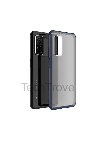 TechTrove Xiaomi Mi 10T Pro Kılıf Extra Korumalı Arkası Şeffaf Slikon Kapak