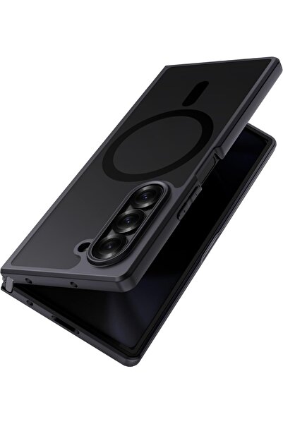 PROTECT غطاء هاتف سامسونج زد فولد ٦ فيوم | مغناطيسي | أسود | FMSFLD6BLK