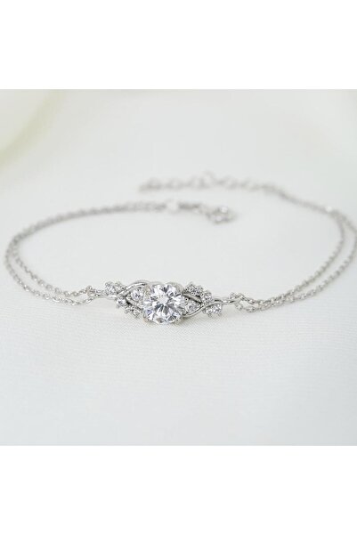 Mia Vento Pırlanta Montür Prensesin Düşü Gümüş Bileklik