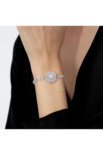 Mia Vento Effective Diamond Baget Efsanesi Gümüş Bileklik