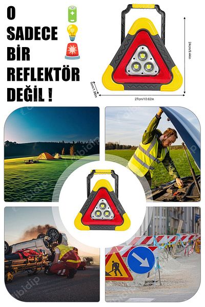 CMT ⚠️ Triangle Traffic Reflector Lantern
