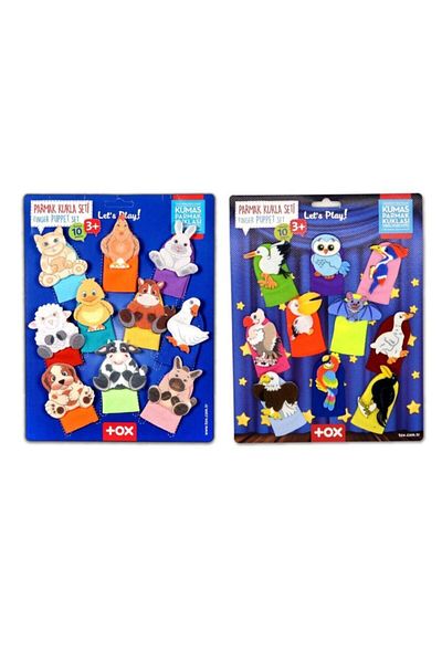 aylintac 2 Set - 20 Pieces Pets and Flying Animals Finger Puppet T772 T222