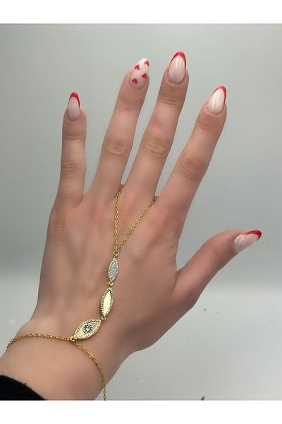MyladyAccessoriess Double Color and Eye Detailed Steel Shahmeran