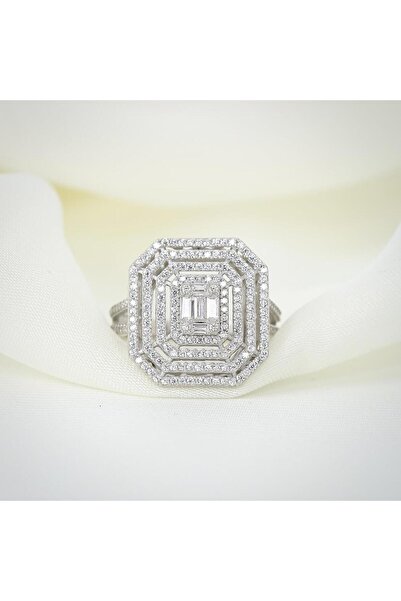 Mia Vento Effective Diamond Mega Baget Efsanesi Gümüş Yüzük