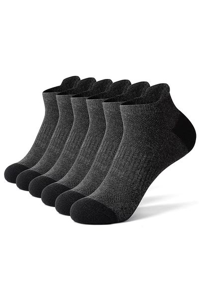 delis Set of 6 Pairs of Socks for Men, Ss031, Dark Grey, Universal Size