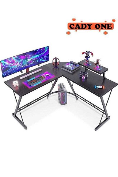 TOSCANA U Gaming Desk and Home Office Table, L-Shaped, High Quality, Easy to Assemble