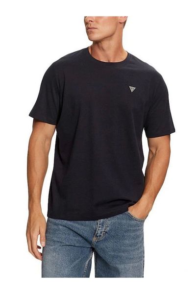 Guess Ss Cn Patch Tee Men's Navy Blue T-Shirt M4Yi0Akccm1-G7V2