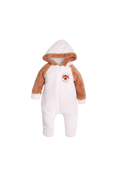 KİDEXBABY Nakışlı Welsoft Bebek Tulumu