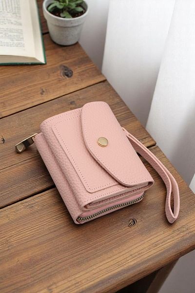 HFKY Zippered Mini Bag Size Wallet. Wallet Ry1004