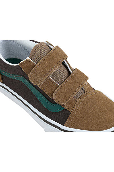 Vans Old Skool V Παιδικά Casual Παπούτσια Καφέ