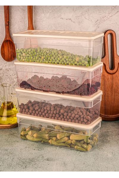 VİZYON Refrigerator Organizer Set Icebox Storage Container Set
