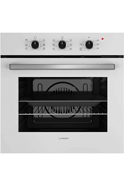 LANOVA Mano 2106TW01 - G17402-105 - 3220W6 5'li Kare Beyaz Cam Ankastre Set