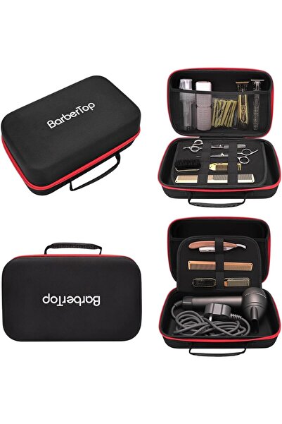 LA PERLA TECH حقيبة أدوات الحلاق، حقيبة متوافقة مع ماكينة قص الشعر، حقيبة ماك...