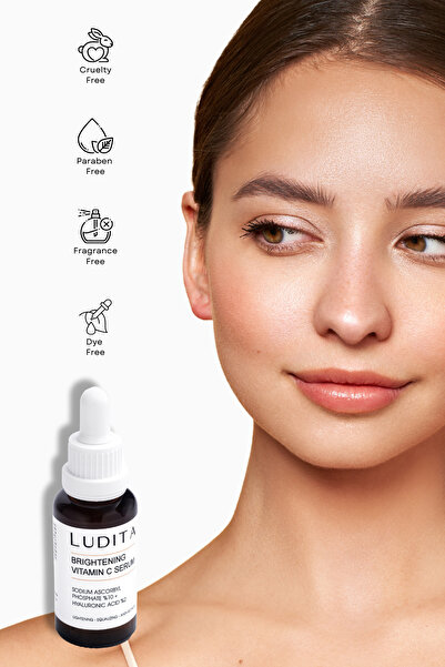 LUDITA C Vitamini Serumu %10 – Aydınlatıcı, Renk Tonu Eşitleyici & Nemlendirici