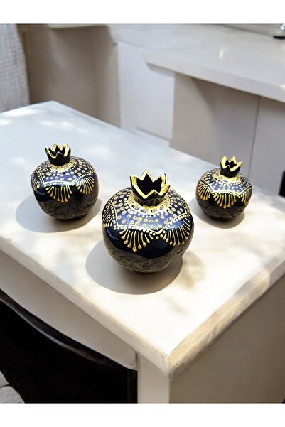 sharp&art 3'LÜ %100 EL İŞLEMESİ,DEKORATİF NAR ve LALE TAKIMLARI,EV DEKORASYON...