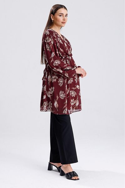 KATLİN MATERNİTY WEAR تونيك شيفون مبطن بنمط الأزهار للحوامل