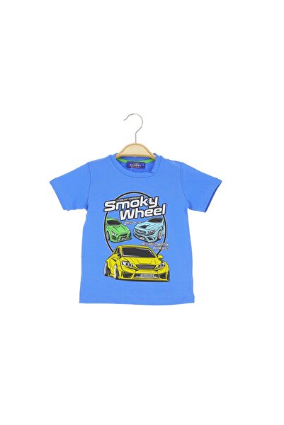 Atabay Kids ATABAY 87-04-25 MUŠKA MAJICA SA ŠTAMPOM AUTOMOBILA SA DIMLJENIM T...