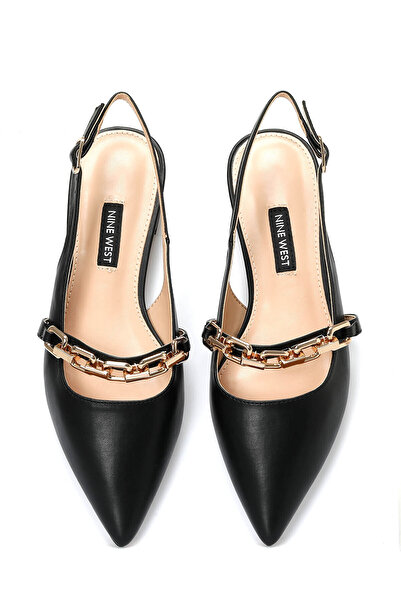 Nine West Vionexara Black Women's Ballerinas