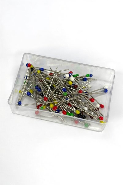 Loggia Bulk Needle Mixed Color 100 Pieces - Scarf and Shawl Needle Multi-Purpose Engagement Wedding Circumcision Jewelry Needle