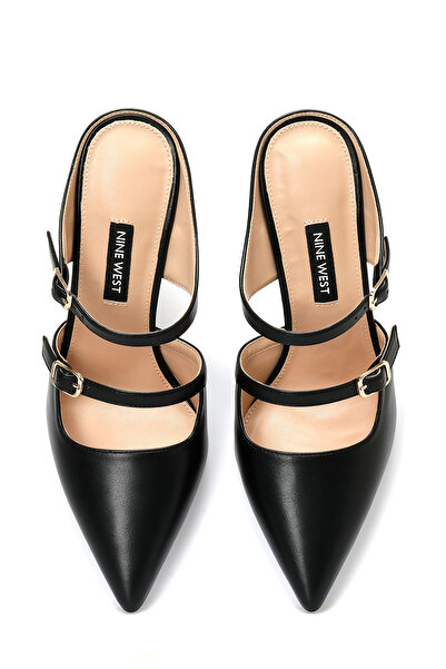 Nine West Trelvox Siyah Kadın Topuklu Terlik