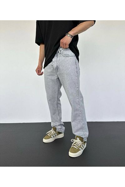 JACK CAPRİO Ανδρικό φαρδύ τζιν Lycra New Season Trend φαρδύ τζιν παντελόνι