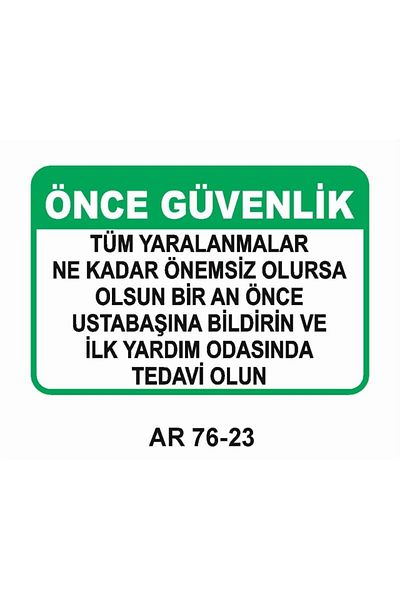 Outdoor One Work Safety Warning Sign 2 Pcs 21X29Cm