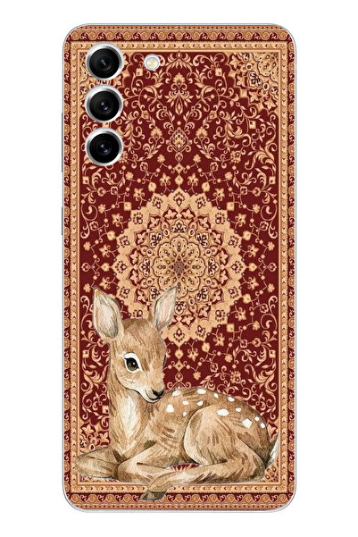 moonset Samsung Galaxy S21 FE Uyumlu Ceylan Tasarımlı Baskılı Şeffaf Telefon ...