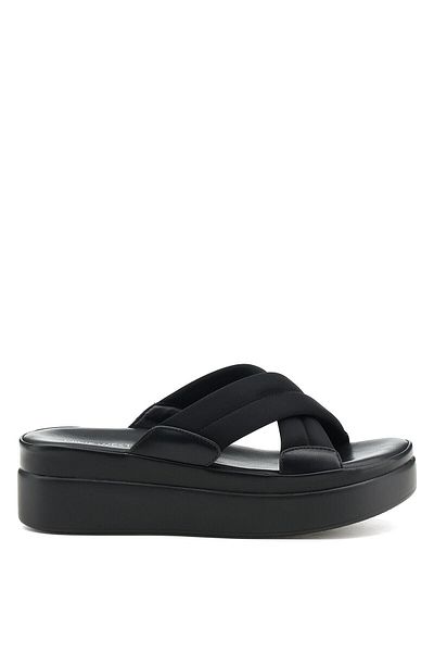 Nine West شبشب زولثر أسود للنساء