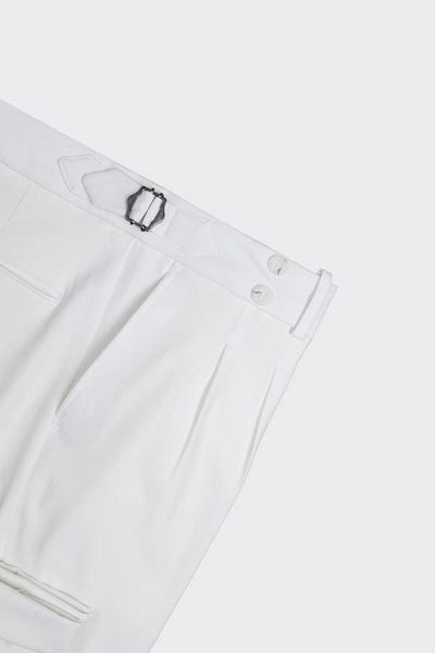 Kadir Büyükkaya Men's Double Pleat Pants-Kab2230S