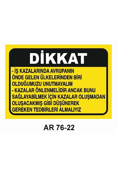 Outdoor One Work Safety Warning Sign 2 Pcs 21X29Cm