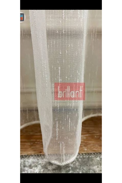 Store Brillanthome Slubbed Tulle Curtain Normal Pleat.