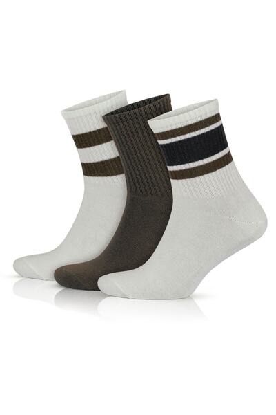 Go With Γυναικείες πολύχρωμες βαμβακερές αθλητικές κάλτσες 3 τεμαχίων, μαλακέ...