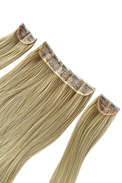 TAKIŞTIR Rezistent la căldură, lavabil, semi-permanent, premium, pentru păr, spumă de miere-Duz-65Cm-231 Gr-2 buc. YanÇıtÇıtSaç